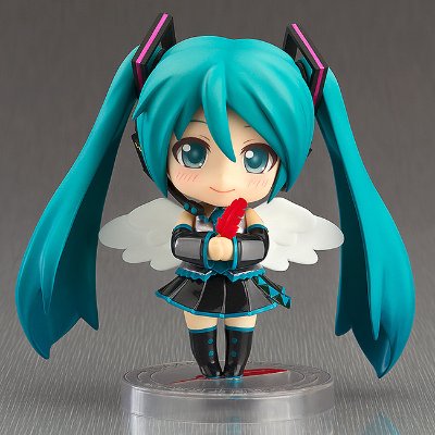 粘土人搭配 VOCALOID 初音未来 红羽毛共同募金运动 创设70年 记念コーデ