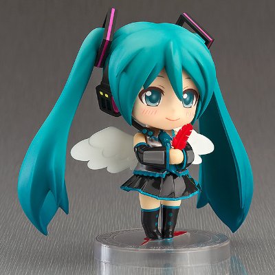 粘土人搭配 VOCALOID 初音未来 红羽毛共同募金运动 创设70年 记念コーデ