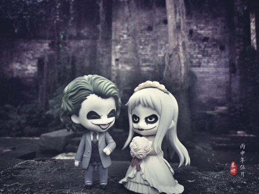 粘土人#566 暗黑骑士 joker Villains版