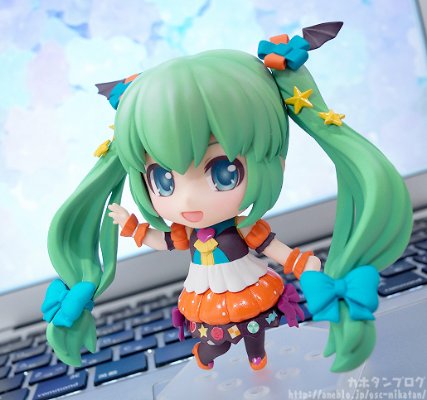 黏土人搭配 Project DIVA Arcade Future Tone 初音未来 南瓜搭配