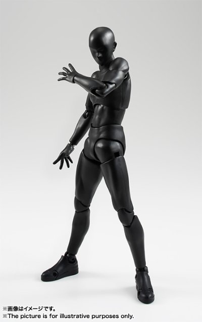 S.H.Figuarts 男性素体 纯黑 Ver.