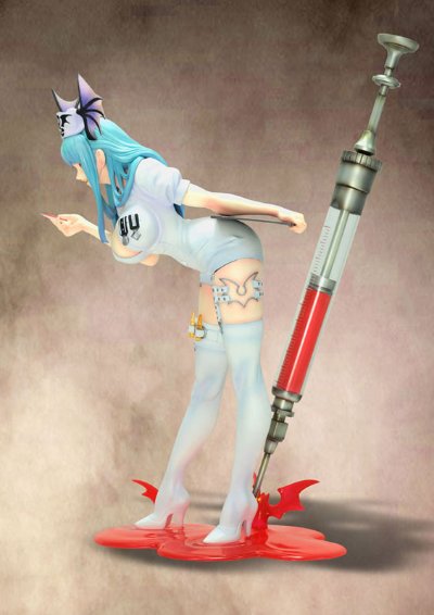 CAPCOM FIGURE BUILDER Creator's Model 吸血鬼 莫莉卡・安斯兰特 护士ver.