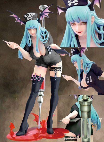 CAPCOM FIGURE BUILDER Creator's Model 吸血鬼 莫莉卡・安斯兰特 黑护士ver. 