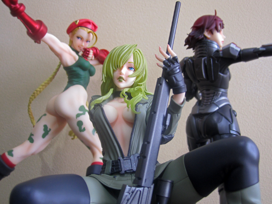 美少女雕像 潜龙谍影美少女 狙击雪狼