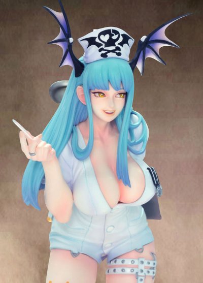 CAPCOM FIGURE BUILDER Creator's Model 吸血鬼 莫莉卡・安斯兰特 护士ver.