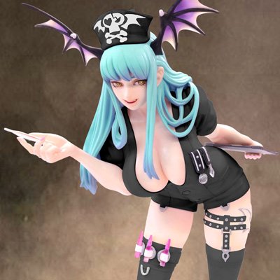 CAPCOM FIGURE BUILDER Creator's Model 吸血鬼 莫莉卡・安斯兰特 黑护士ver. 