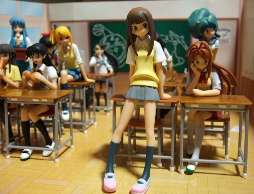サンデーxマガジン50周年コラボ Figure Set 魁!!クロマティ高校 机械沢新一 圣サンマガ学园 5时限目 