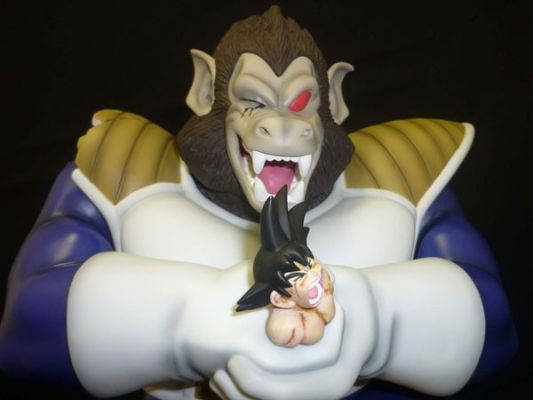 龙珠改 大猿 贝吉塔&孙悟饭&孙悟空&雅奇洛贝 Diorama 