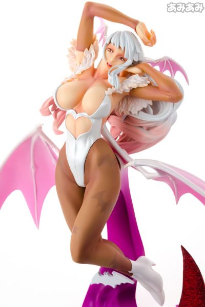 CAPCOM FIGURE BUILDER Creator's Model 吸血鬼 莫莉卡・安斯兰特 White Color. 