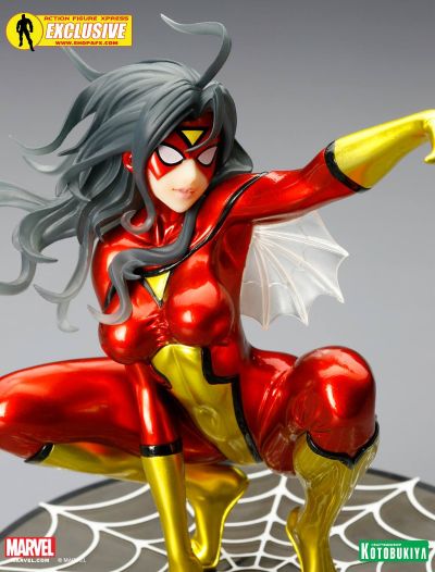美少女スタチュー Spider-Woman スパイダーウーマン Metallic paint 