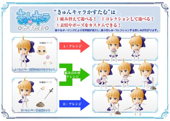 KyunCharaかすたむ Fate/Stay Night&TYPE-MOON 10周年记念 SABER 