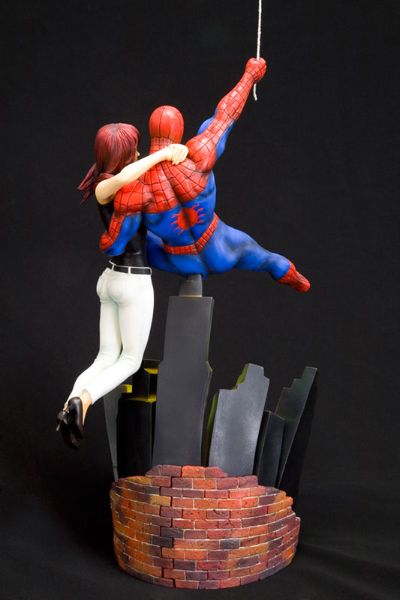 寿屋艺术雕像系列 スパイダーマン メリー・ジェーン・ワトソン&スパイダーマン 