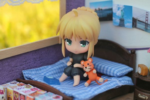 粘土人 #225 命运之夜 骑士 /  阿尔托莉雅·潘德拉贡 《粘土人完全文件》附赠版