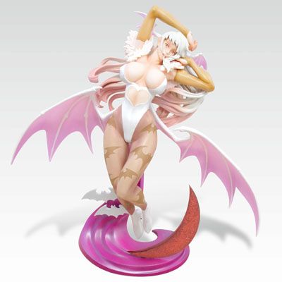 CAPCOM FIGURE BUILDER Creator's Model 吸血鬼 莫莉卡・安斯兰特 White Color. 