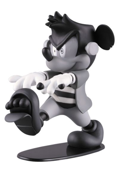 黑胶Doll No.137 迪斯尼 ミッキーマウス Franken Black & White Ver. 