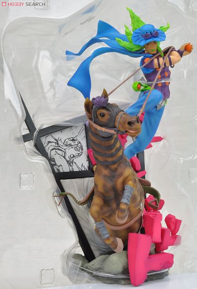 High Standard Statue JoJo的奇妙冒险&スティール・铁球・ラン 杰洛・谢皮利&威尔キリー Araki color ver. 