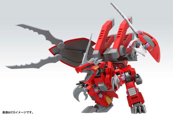 ZA(ZOIDS AGGRESSIVE) 1/100 真红虐杀龙 可动手办