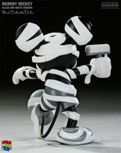 黑胶Doll 132 迪斯尼 ミッキーマウス Mummy Black & White Ver. 