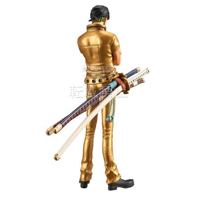 DXF 手办 海贼王 フィルム ゴールド 罗罗亚・索隆 