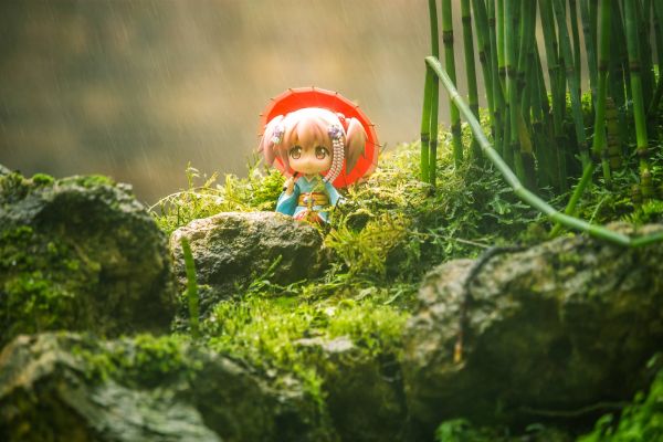 粘土人 #332 魔法少女小圆 鹿目圆香 舞妓Ver.