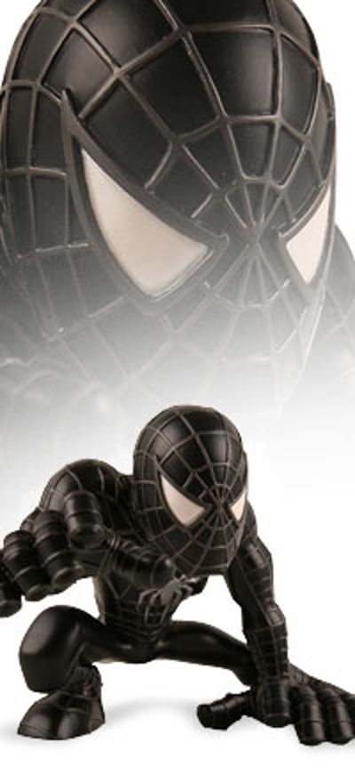 黑胶Doll 78 スパイダーマン3 スパイダーマン Black Suited 