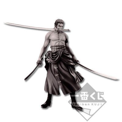 一番赏 海贼王 罗罗亚・索隆 モノクロカラーver 