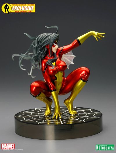 美少女スタチュー Spider-Woman スパイダーウーマン Metallic paint 