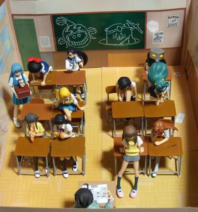 サンデーxマガジン50周年コラボ Figure Set 福星小子 ラム•インベーダー&テン St. SunMaga Gakuen 1st Period