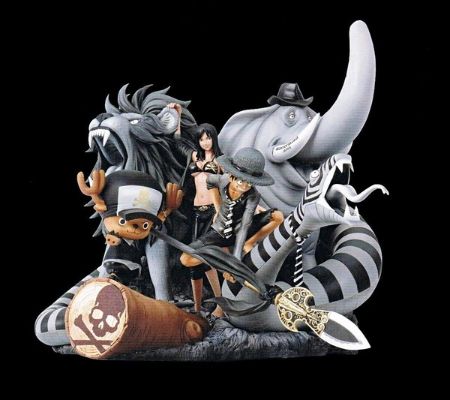 デスクトップリアルマッコイ 海贼王 モンキー･D･ルフィ&妮可・罗宾&托尼托尼・乔巴 Mastermind Theatre8 ver. 