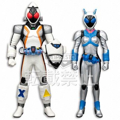 DX软质手办 假面骑士フォーゼ&假面骑士×假面骑士 フォーゼ＆欧斯 MOVIE大戦 MEGA MAX 假面骑士抚子 