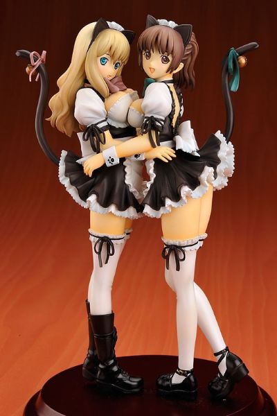 69双人长筒袜短发原创角色女仆巨乳猫尾巴猫耳兽耳实物照片更多69