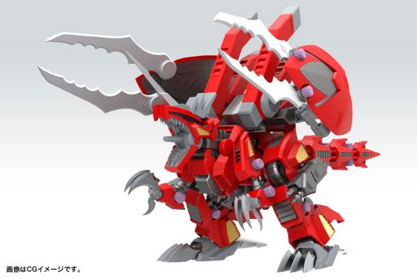 ZA(ZOIDS AGGRESSIVE) 1/100 真红虐杀龙 可动手办