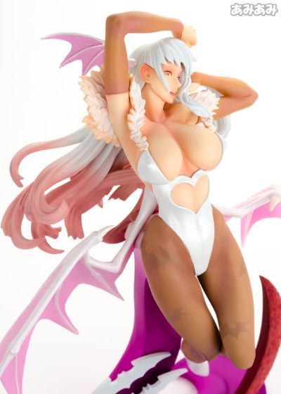 CAPCOM FIGURE BUILDER Creator's Model 吸血鬼 莫莉卡・安斯兰特 White Color. 