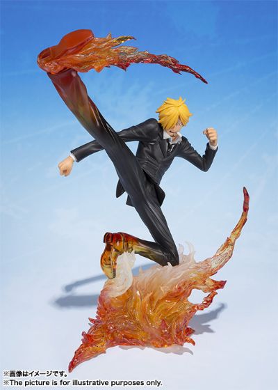 FiguartsZERO 海贼王 山治 悪魔风脚一级挽き肉 