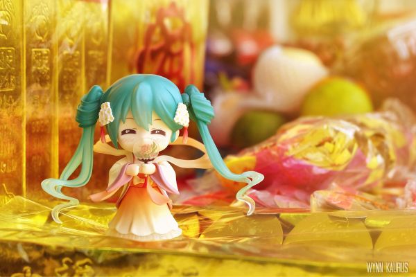 粘土人#539 初音未来 中秋明月