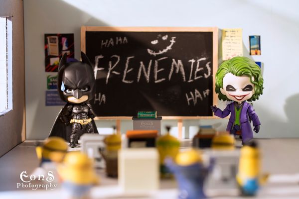 粘土人#566 暗黑骑士 joker Villains版