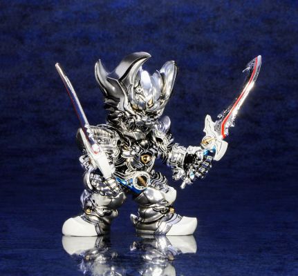 牙狼デフォルメ魔戒コレクション 银牙骑士ゼロ メッキver.