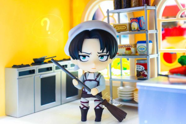 粘土人 #417 进击的巨人 利维尔 清洁