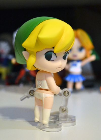 黏土人配件 婚礼服 纯白色