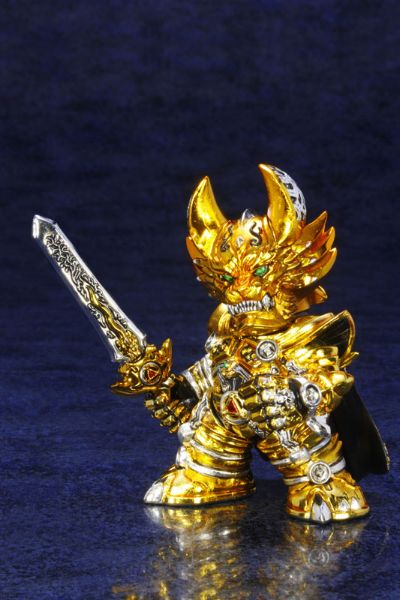 牙狼デフォルメ魔戒コレクション 黄金骑士ガロ メッキver.