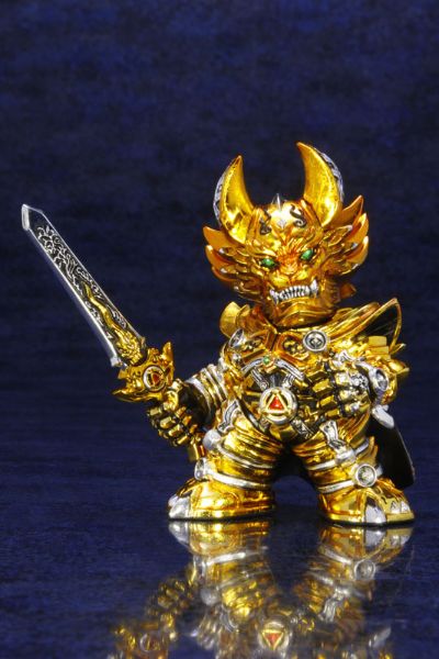 牙狼デフォルメ魔戒コレクション 黄金骑士ガロ メッキver.