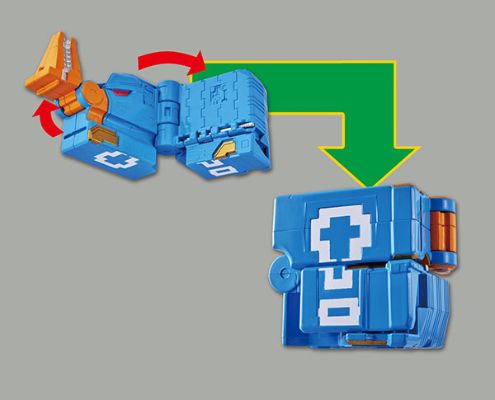 动物戦队ジュウオウジャー ジュウオウCUBEウエポンEX 动物武装CUBEシマウマ＆CUBEカモノハシSET