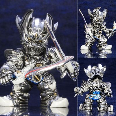 牙狼デフォルメ魔戒コレクション 银牙骑士ゼロ メッキver.
