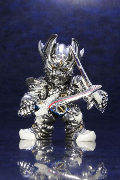 牙狼デフォルメ魔戒コレクション 银牙骑士ゼロ メッキver.