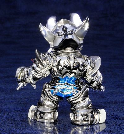 牙狼デフォルメ魔戒コレクション 银牙骑士ゼロ メッキver.