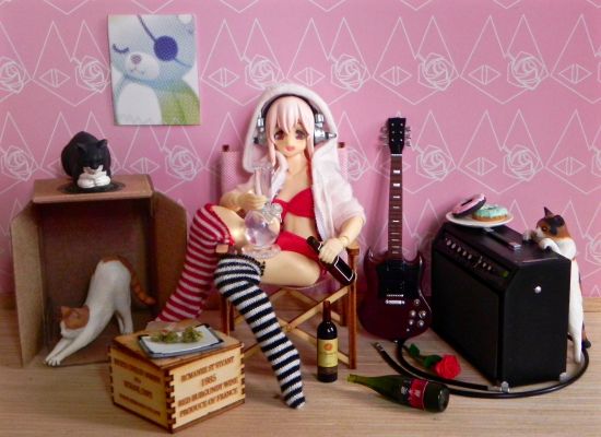 figma 超级索尼子 老虎连衣帽运动衫ver.