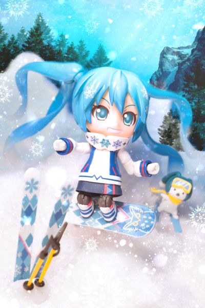 粘土人#570 初音未来 雪未来 Snow Owl