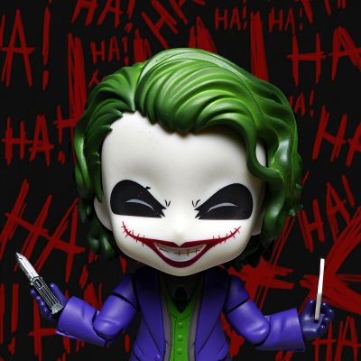 粘土人#566 暗黑骑士 joker Villains版