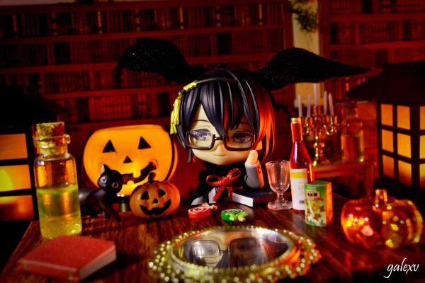 黏土人配件 燕尾服 时尚灰