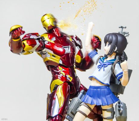 玩具反斗城限定 S.H.Figuarts 美国队长（内战）和钢铁侠Mark46 特别盒装